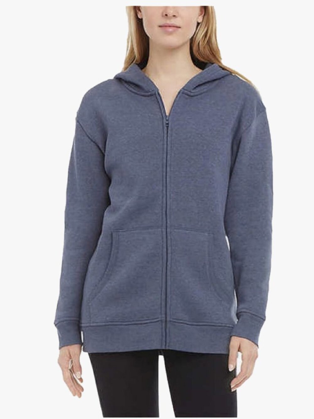 Danskin Women's Relaxed Fit Ultra Cozy Fleece Full Zip Hoodie (S) NWT!